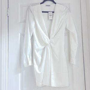 BNWT Fashion Nova Satin Knot Dress